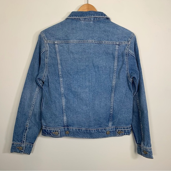 New Rails Jacket Mulholland Denim XS Blue Fray Patch - Picture 5 of 10